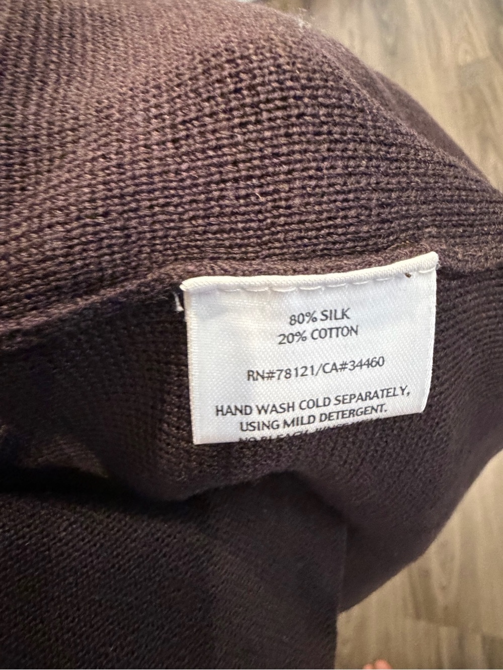 Eileen Fisher Silk Cotton Mandarin Collar Cardigan - Picture 5 of 6